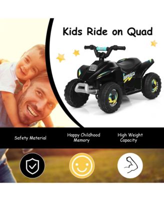 6V Kids Electric Quad ATV 4 Wheels Ride On Toy Toddlers Forward&Reverse