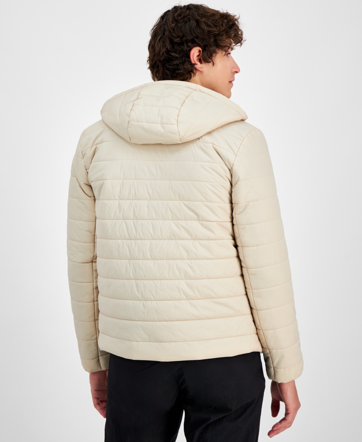 Hugo Boss Hugo By  Men's Barvi2435 Slim-fit Quilted Full-zip Liner Jacket In Khaki