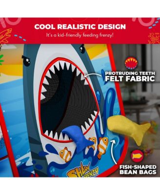 Shark Frenzy | 2-in-1 Bean Bag Toss Game for Kids | 5-Second Setup Toddler Party Games For Kids | Toddler Outdoor Games