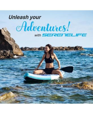 Rising Flow Inflatable Stand-Up Paddle-Board With Accessories, Space Blue Design