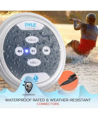 2-Ch. Bluetooth Marine Amplifier Kit, Waterproof, 600 Watt, Silver