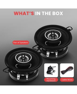 3.5" Two-Way Coaxial Speaker System, 120 Watt, Black