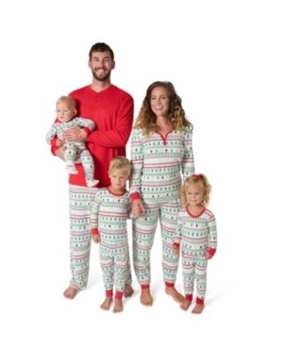Baby Girls Holiday Family Pajamas Neutral Two Piece Pajamas