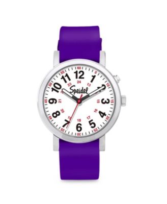 Speidel Scrub Glow Watch in Pink - White with purple band 63$