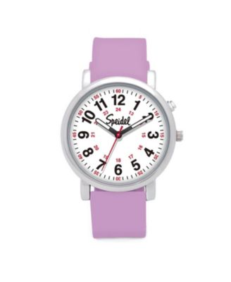 Speidel Scrub Glow Watch in Pink - White with lilac band 63$