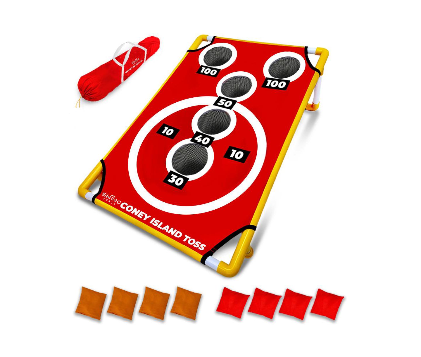 Детские игрушки SWOOC Coney Island Toss 15+ Games Bounce Bean Bag Toss Game, Ages 6+ — фото 1