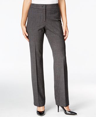 JM Collection Petite Straight-Leg Trousers, Only at Macy's - Pants ...