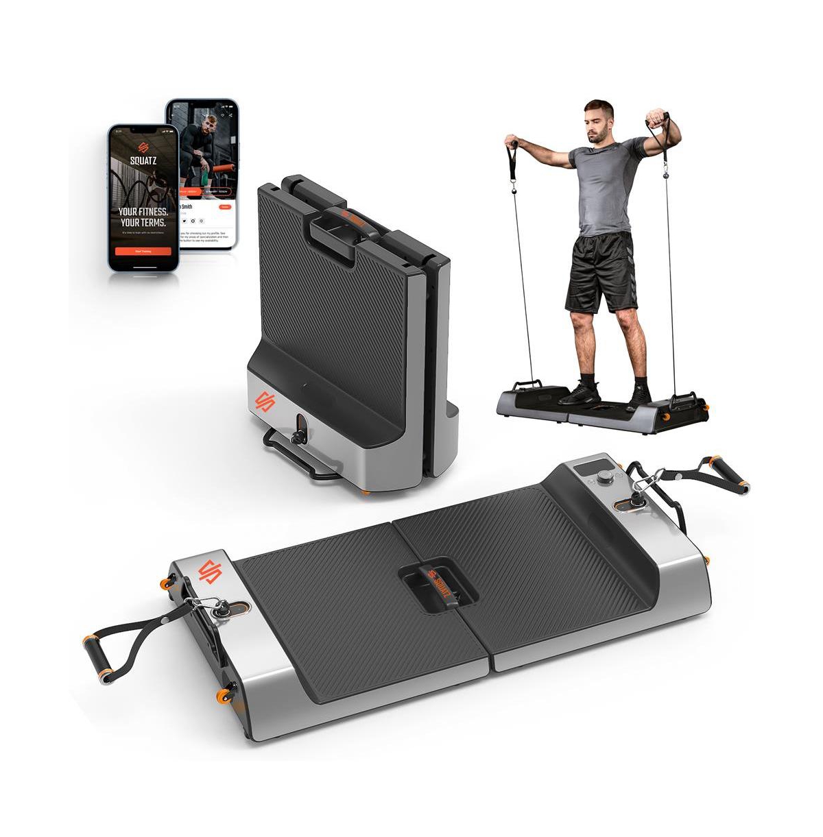 Foldable Apollo Fitness Board With Push-Up Body Workout System - Grey
