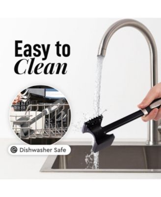 Metal Meat Tenderizer Hammer with Comfort-Grip Handle