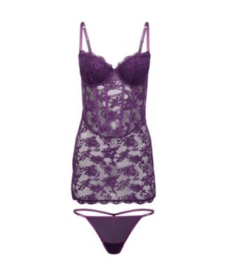 Women's Brielle Babydoll & G-String Set Lingerie