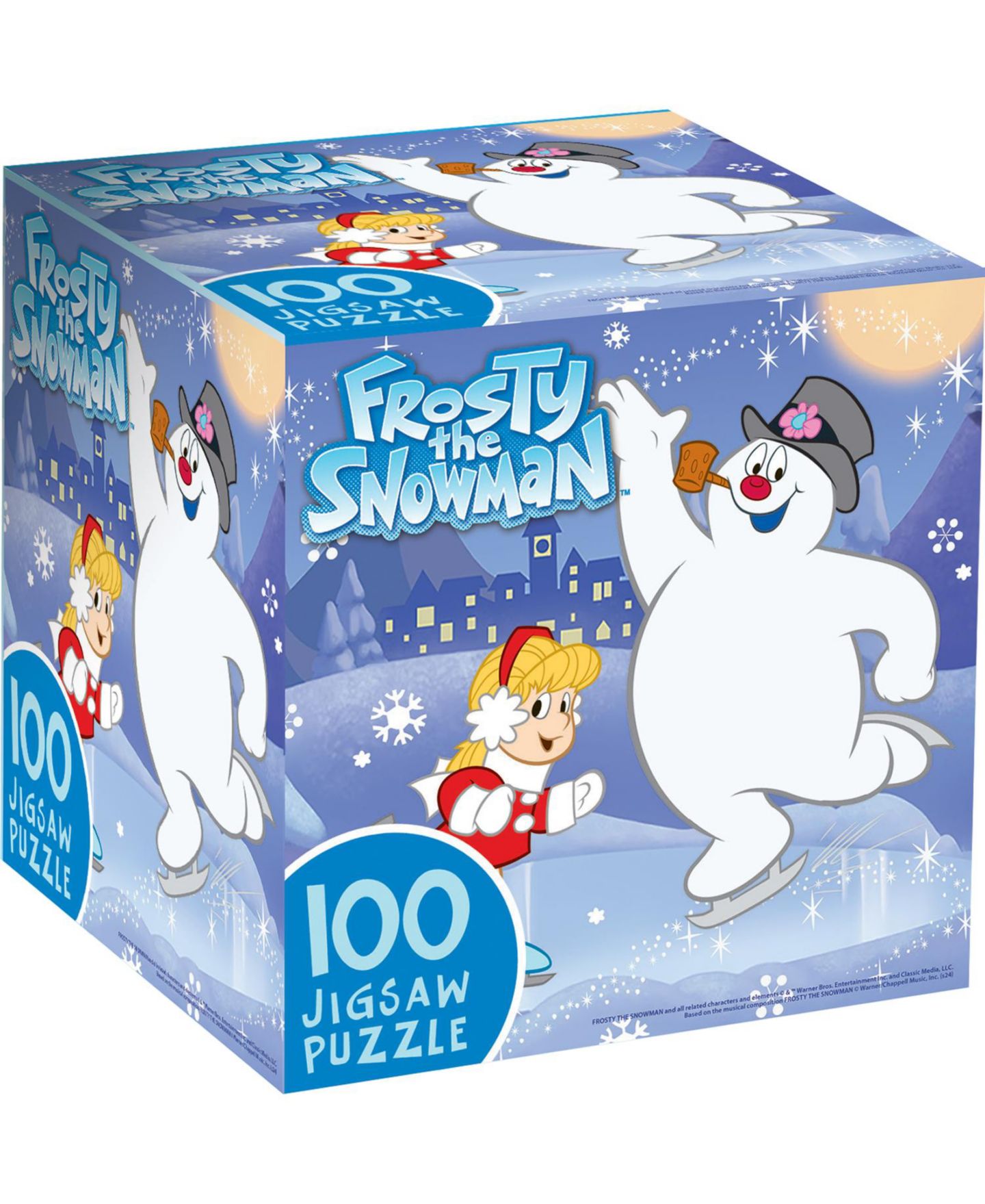 Детский пазл MasterPieces Puzzles Frosty the Snowman 100 Piece Jigsaw Puzzle — фото 1