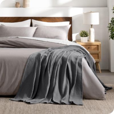 Cotton Waffle Blanket, Twin/Twin XL