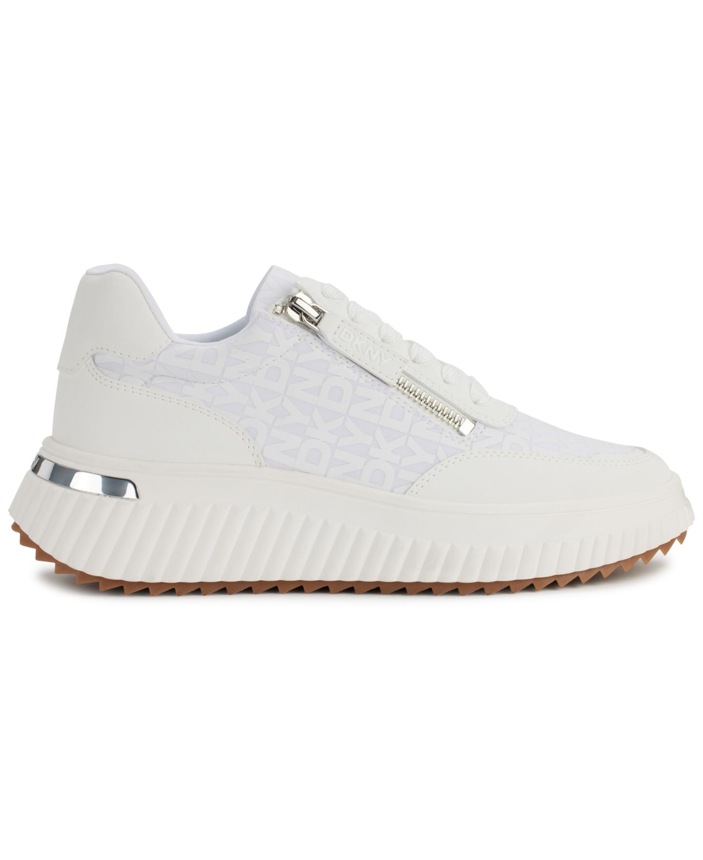 Женские кроссовки DKNY Lissa Logo Platform, цвет: Яркий белый — фото 2