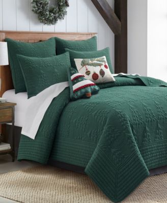 O Christmas Tree Stitching 2-Pc. Quilt Set, Twin/Twin XL