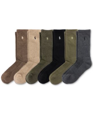 Polo Ralph Lauren - Men's 6-Pk. Performance Sport Crew Socks