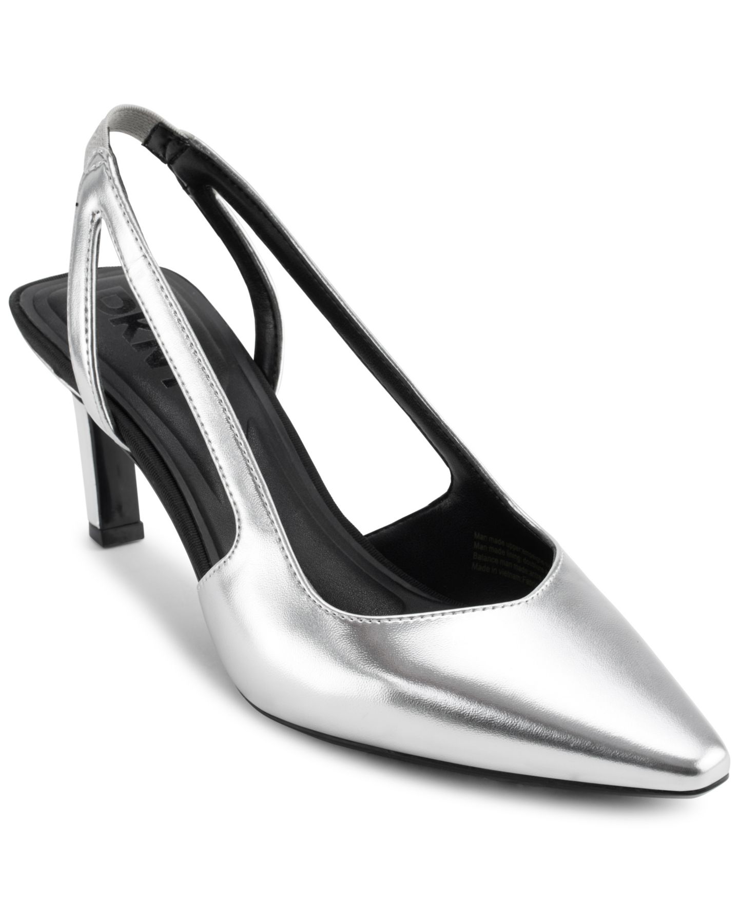Женские туфли DKNY Carson Pointed-Toe Slingback, цвет: Чёрный — фото 6