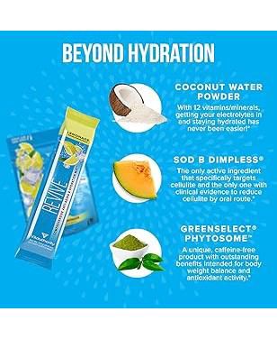 Revive Anti-Aging and Hydration Mix, Sugar-Free Electrolytes Powder Packets with Collagen for Women, Vitauthority, 30ct