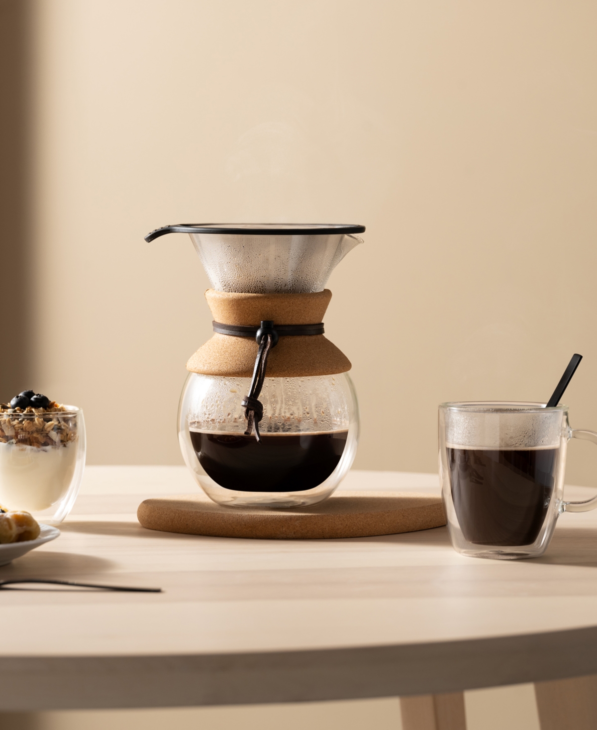 Bodum 34-oz. Double Wall Pour-over Coffee Maker In Clear
