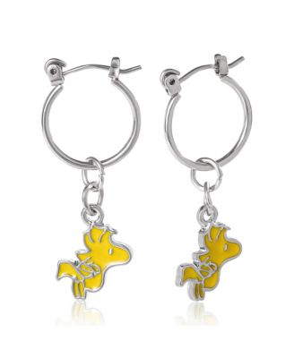 Snoopy Enamel 6 Piece Earring Set, Studs and Hoops