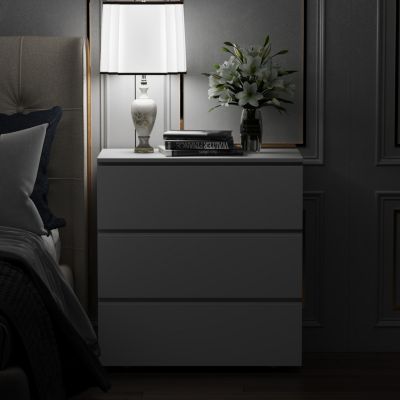 Wood 6 Drawers Chest of Drawers with Solid Wood Legs