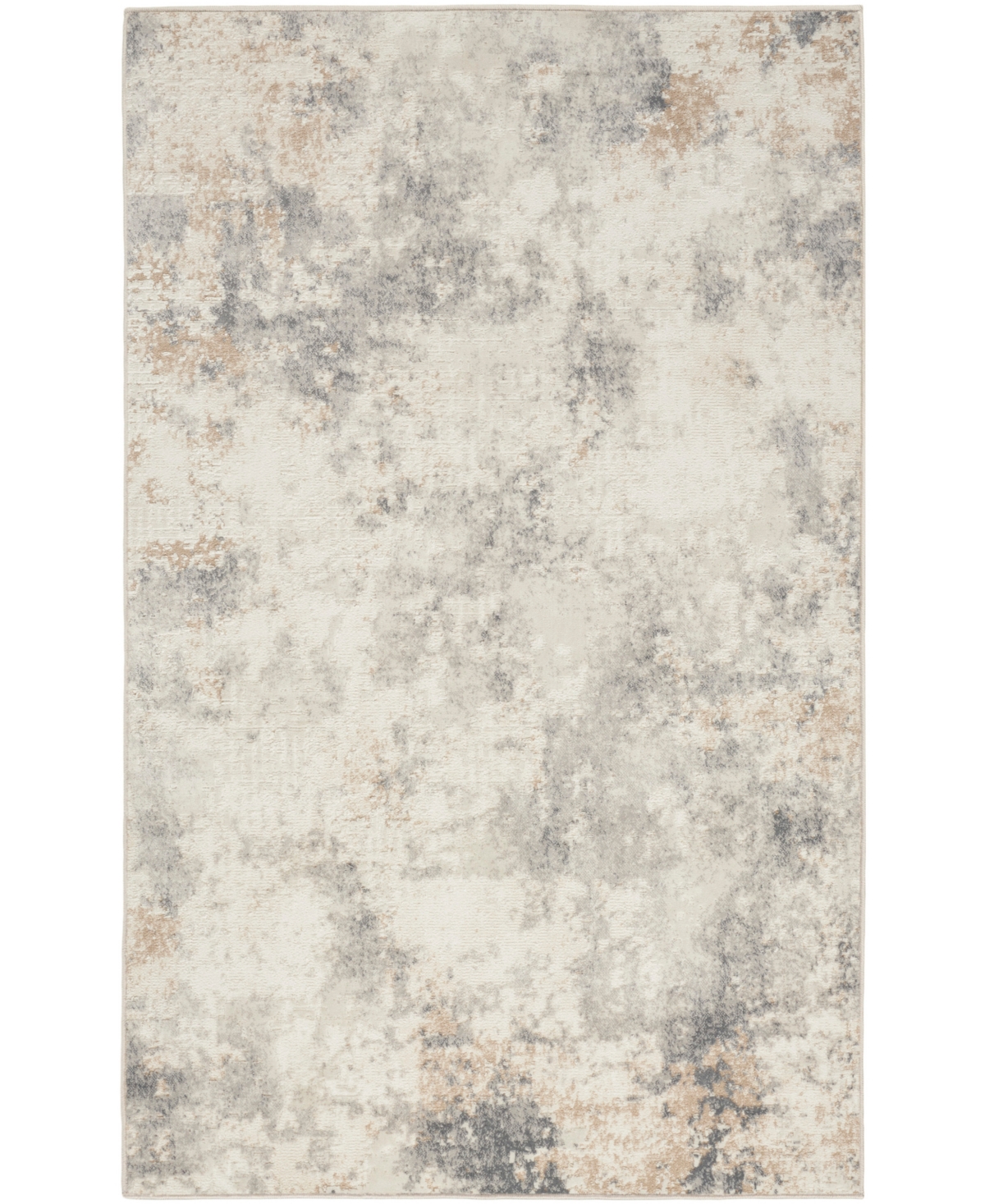 Calvin Klein Ck005 Enchanting Ech07 3'2"x5' Area Rug In Ivory,gray