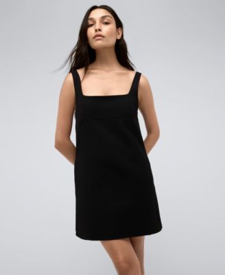 Kenneth Cole Open Back Shift Dress 2 Black