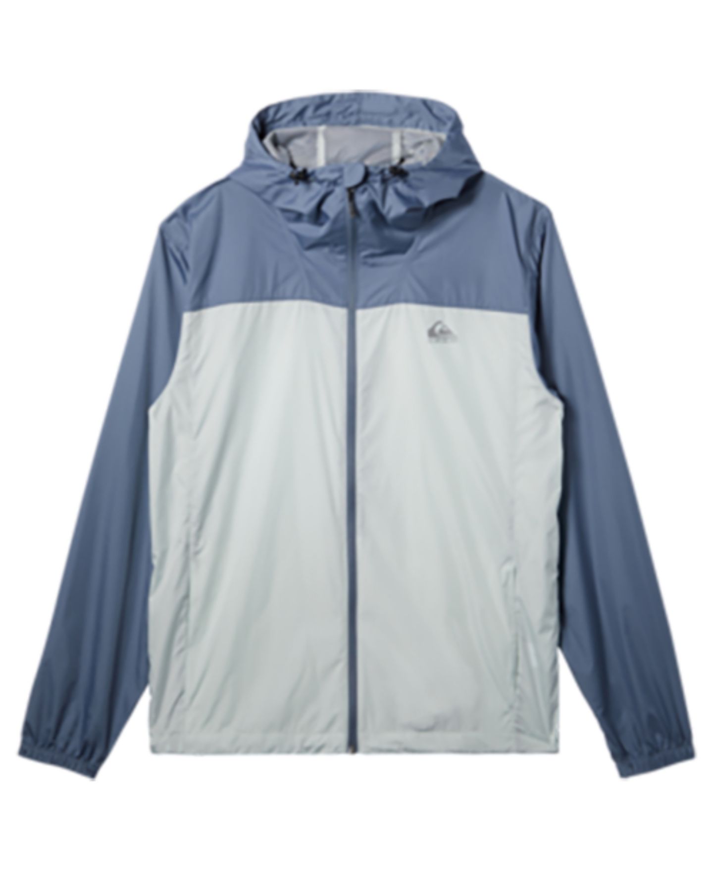 Мужская куртка Quiksilver Overcast Windbreaker Long Sleeve, цвет: Чёрный — фото 3