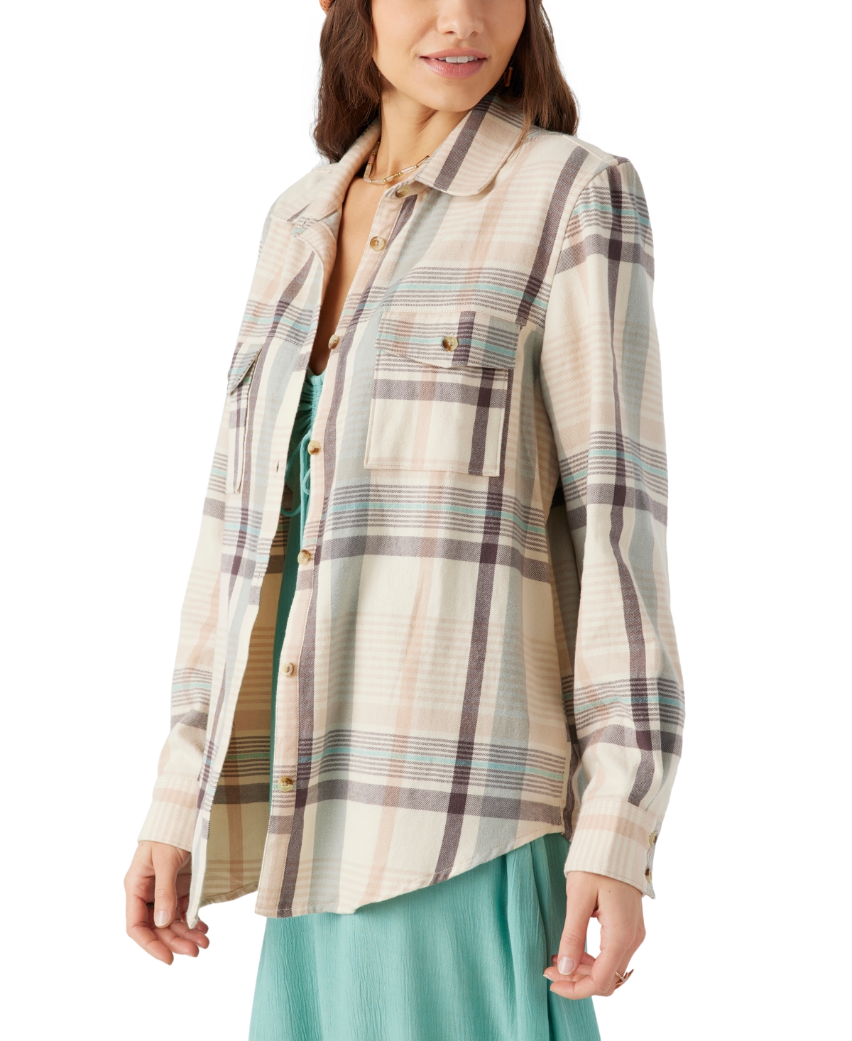 O'NEILL JUNIORS' BROOKS FLANNEL SHIRT 