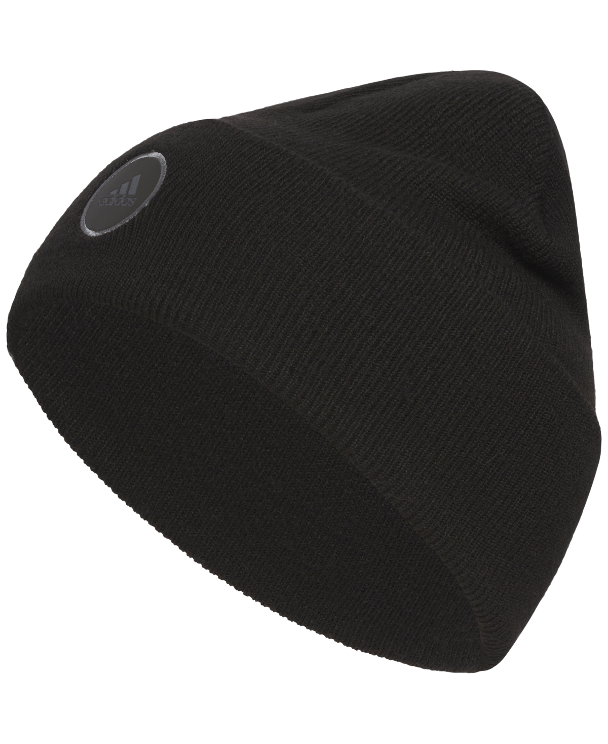 adidas Women's Wide Cuff 2 Fold Beanie -grey Four