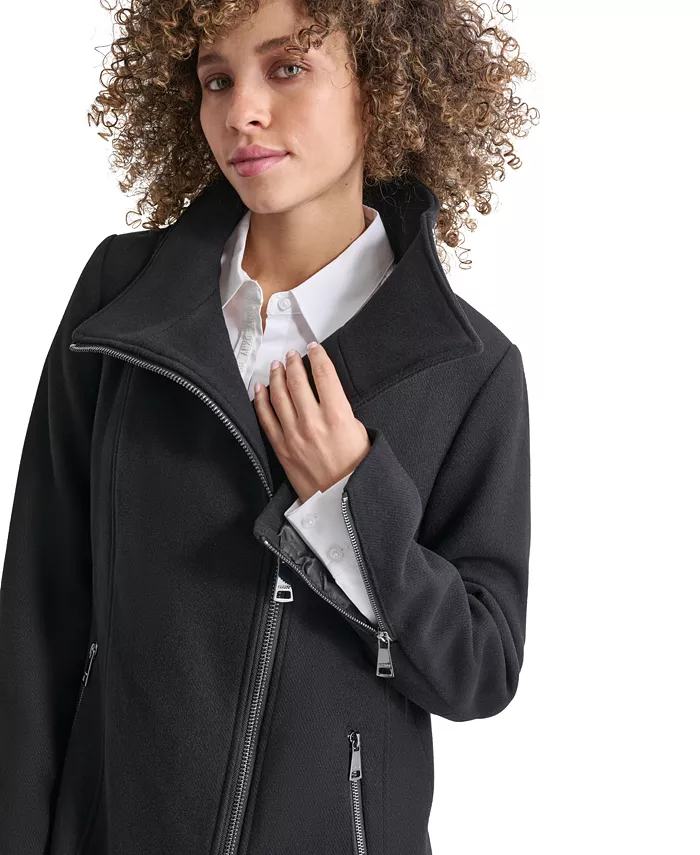 Women's Asymmetrical Zip Coat - thumbnail 3