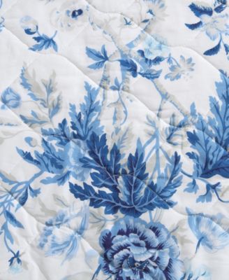 Breezy Floral Reversible 3-Pc. Quilt Set, King