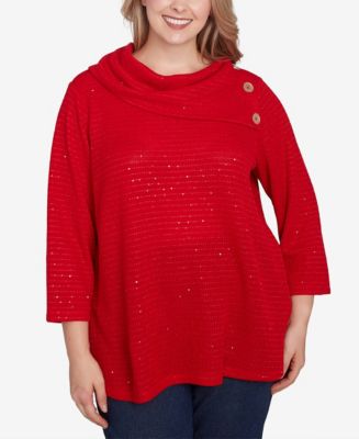 macy's black sequin top