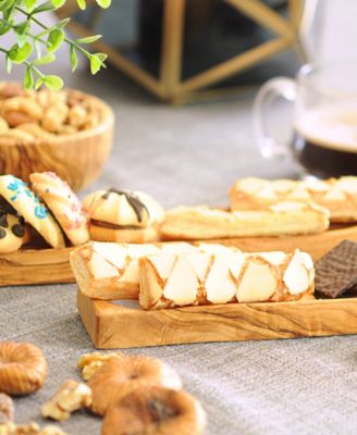 Olive Wood Cheese Olive Plate
