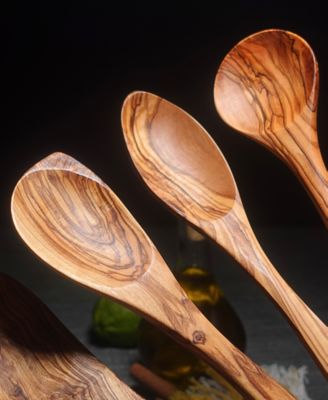 Pointed Olive Wood Spoon