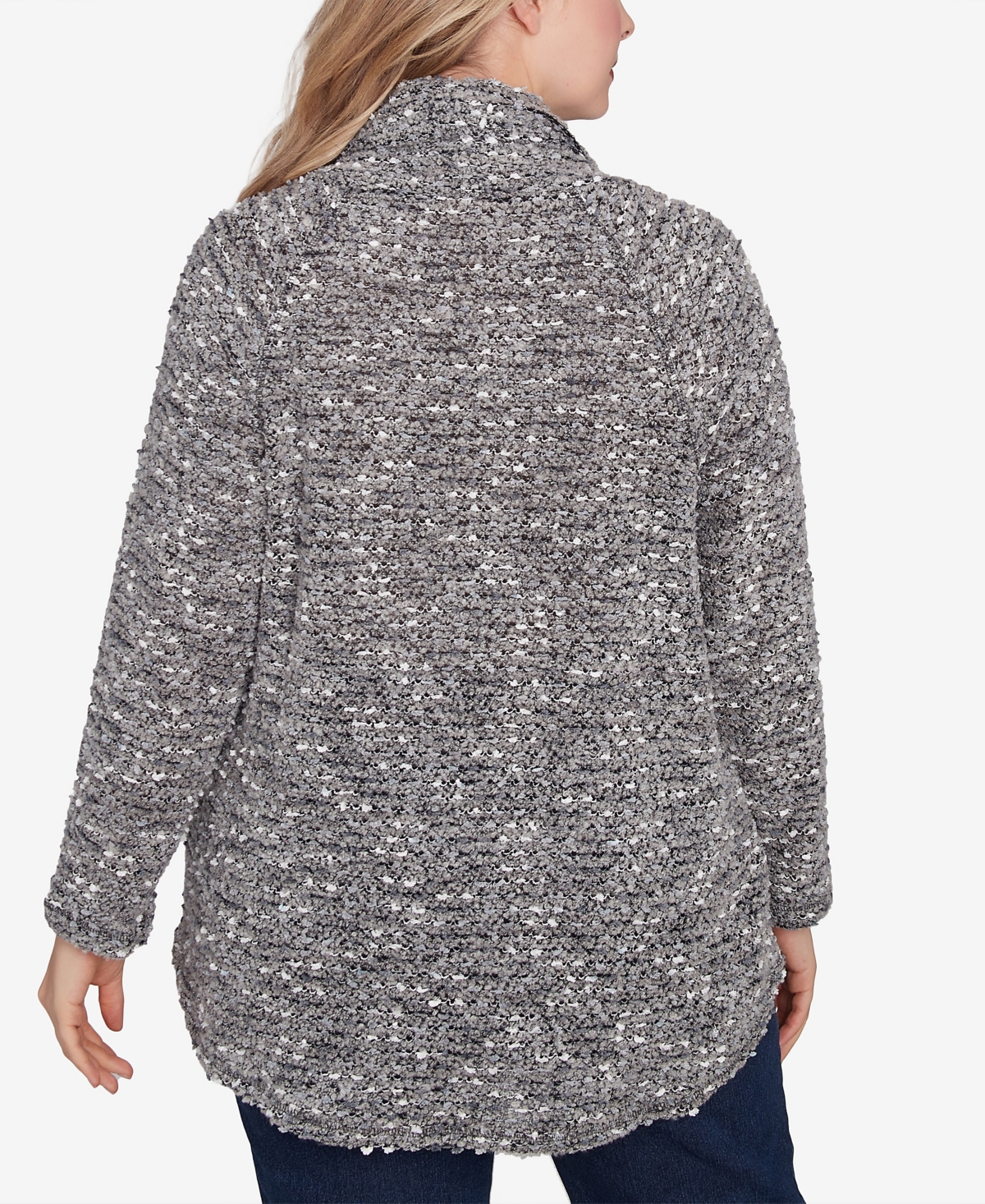Ruby Rd. Plus Size Cowl Neck Cozy Boucle Knit Top