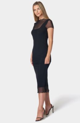 Women's Mesh T-Shirt Dress