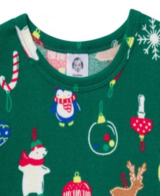 Toddler Boys Holiday Pajamas Neutral Two Piece Pajamas