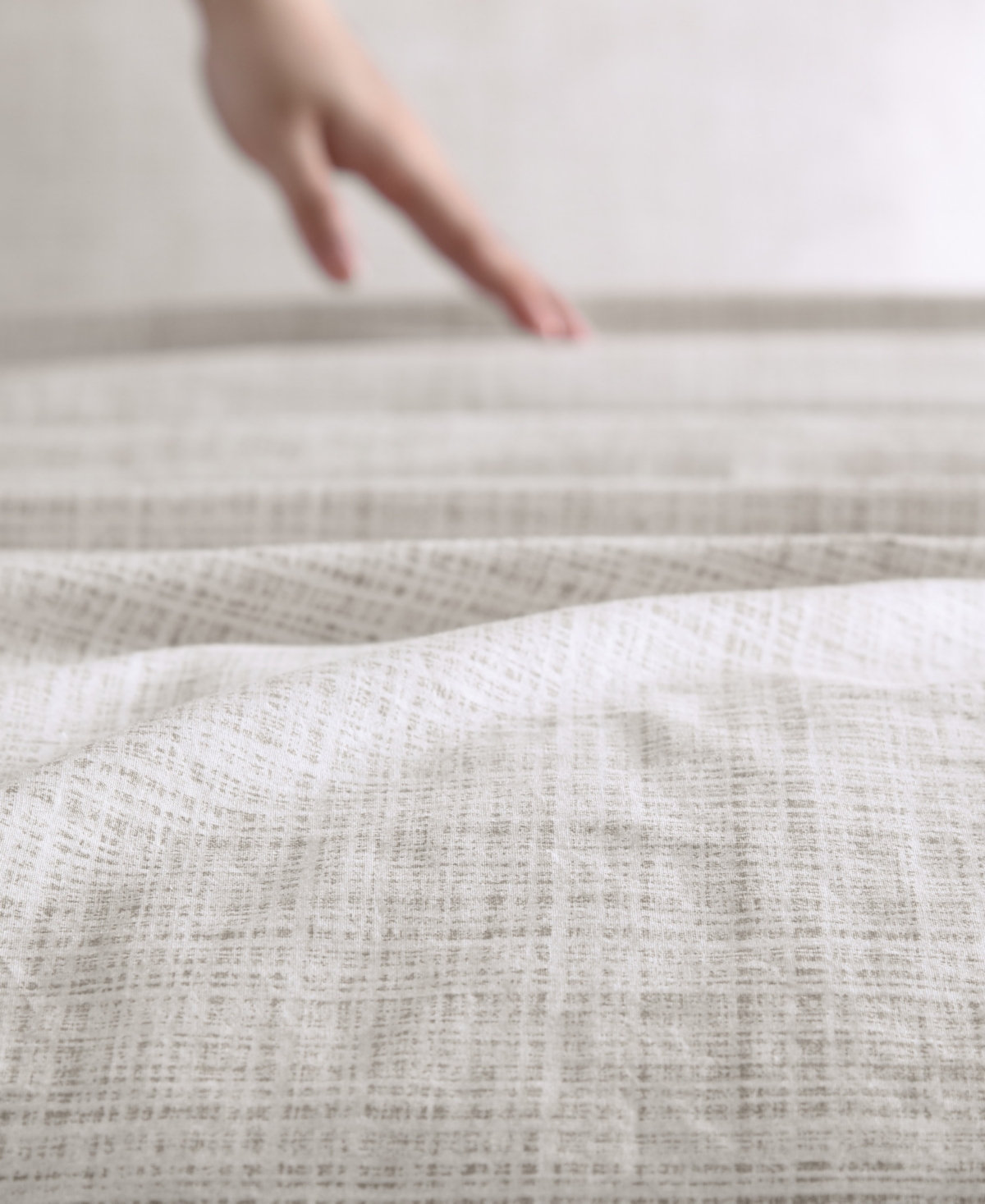 Tommy Bahama Cotton Percale 4 Piece Sheet Set, Queen In Light Khaki Linen