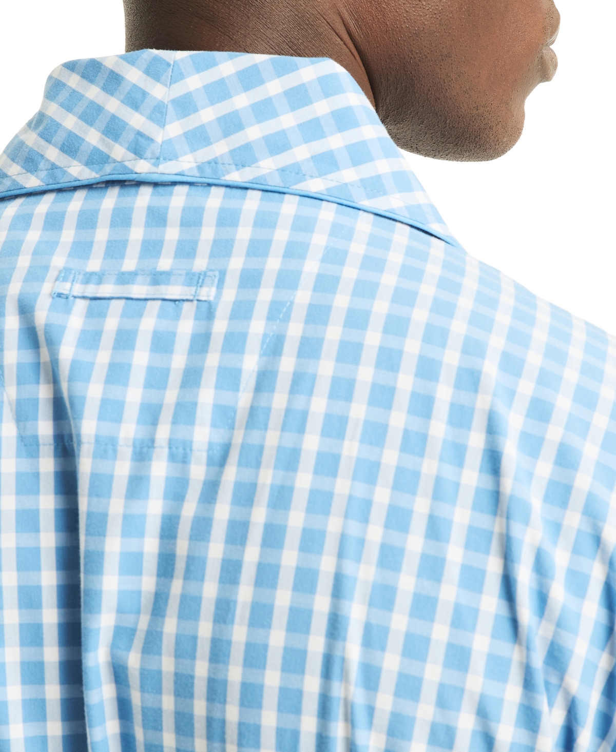 NAUTICA MEN'S CRAFTED PLAID ROBE 