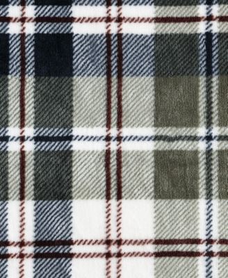 Trailhead Plaid Ultra Soft Plush Throw, 60" X 50"