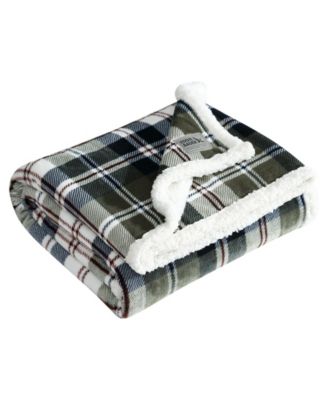Trailhead Plaid Ultra Soft Plush Throw, 60" X 50"