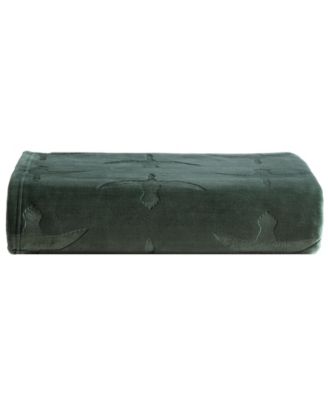 Eddie Bauer Carved Ultra Soft Plush Throw, 70" X 50"