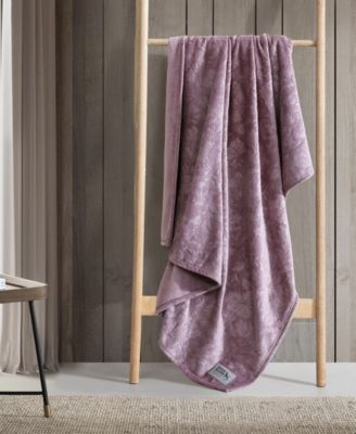 Carved Ultra Soft Plush Throw, 70" X 50"