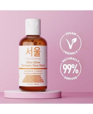 Korean Skin Care Cleanser Ultra Glow Turmeric Face Wash K Beauty Skincare