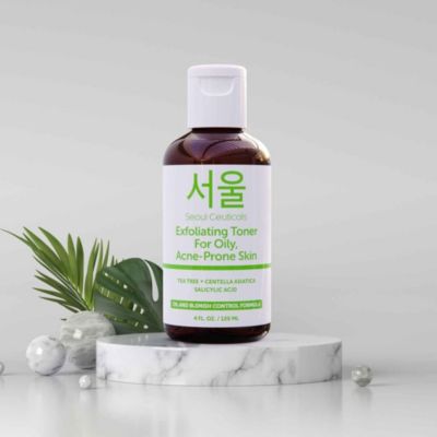 Korean Skin Care Exfoliating Toner for Acne Prone Skin K Beauty Skincare