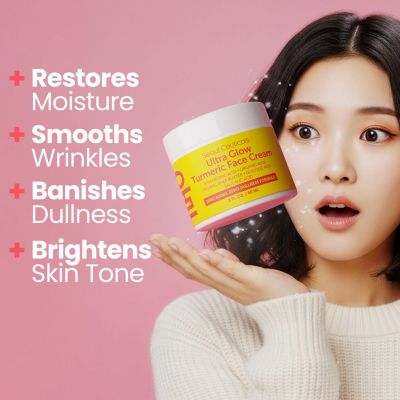 Korean Skin Care Ultra Glow Turmeric Face Cream K Beauty Skincare