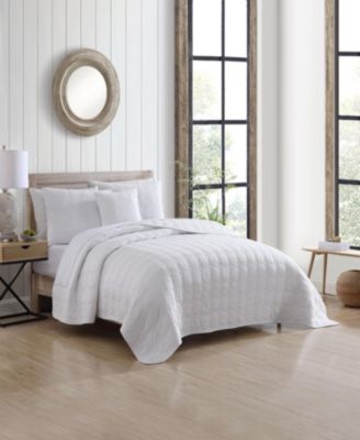 Floral Trellis Cotton 4-Piece Quilt Set