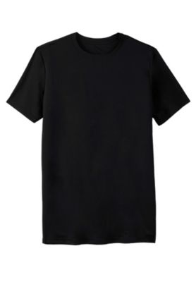 Big & Tall No Sweat Longer-Length Short Sleeve Crewneck Tee
