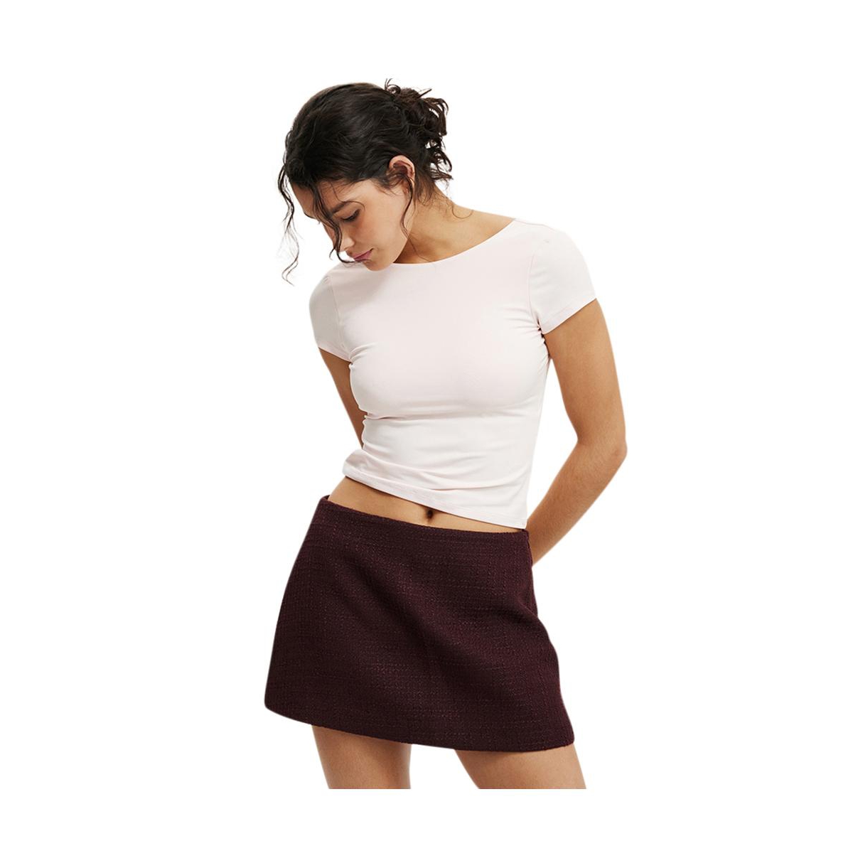 Cotton On Women's Harper Suiting Mini Skirt