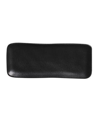 8.6" Stoneware Rectangular Platters, Set of 4